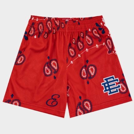 Eric Emanuel Basic Short Paisley Red
