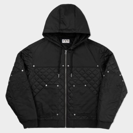 Eric Emanuel Quilted Jacket Black