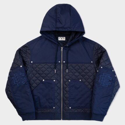 Eric Emanuel Quilted Jacket Navy