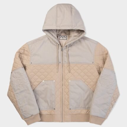 Eric Emanuel Quilted Jacket Tan