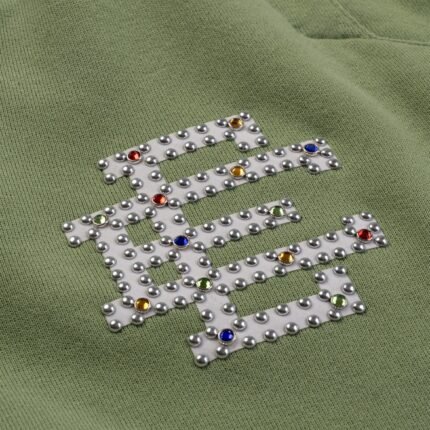 Eric Emanuel Studded Sweatpant Green