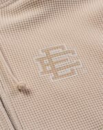 Eric Emanuel Thermal Zip Up Hoodie Tan