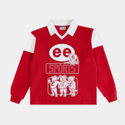 Eric Emanuel mascot rugby red