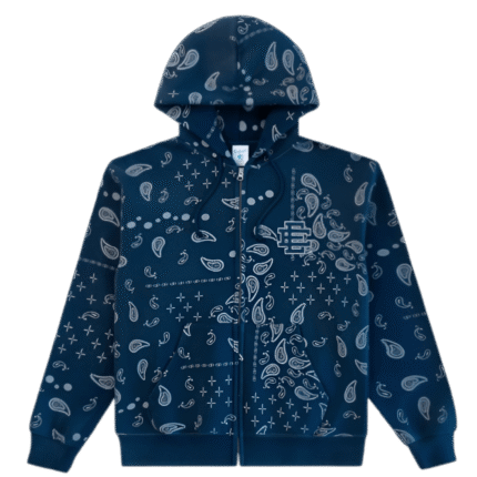 Eric Emanuel paisley zip-up hoodie