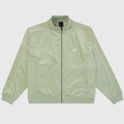 Eric Emanuel velour jacket sky green